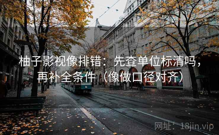 柚子影视像排错：先查单位标清吗，再补全条件（像做口径对齐）